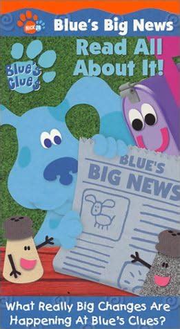 blue's clues read all about it vhs